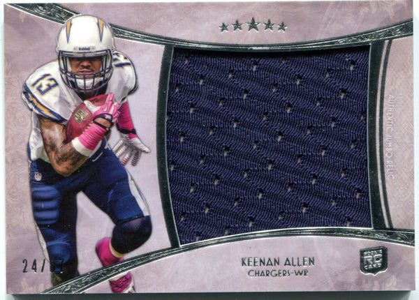 Keenan Allen 2013 Topps Five Star Jumbo Jersey RC #FSJJR-KA 24/87