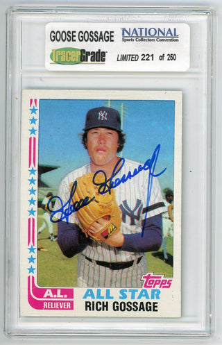 Rich Gossage Autographed 1982 Topps #557