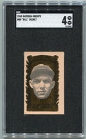 Bill Dickey 1963 Bazooka Greats Card #40 SGC Graded 4
