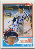 Carl Yastrzemski 2001 Team Topps Legends Autographed Card