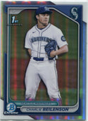Charlie Beilenson 2024 Bowman Draft Chrome Refractor RC #BDC-132