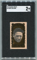 Harry Heilmann 1963 Bazooka Greats #2 SGC Graded 2
