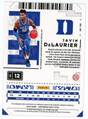 Javin DeLaurier 2020 Panini Contenders Draft Picks Rookie Card #138