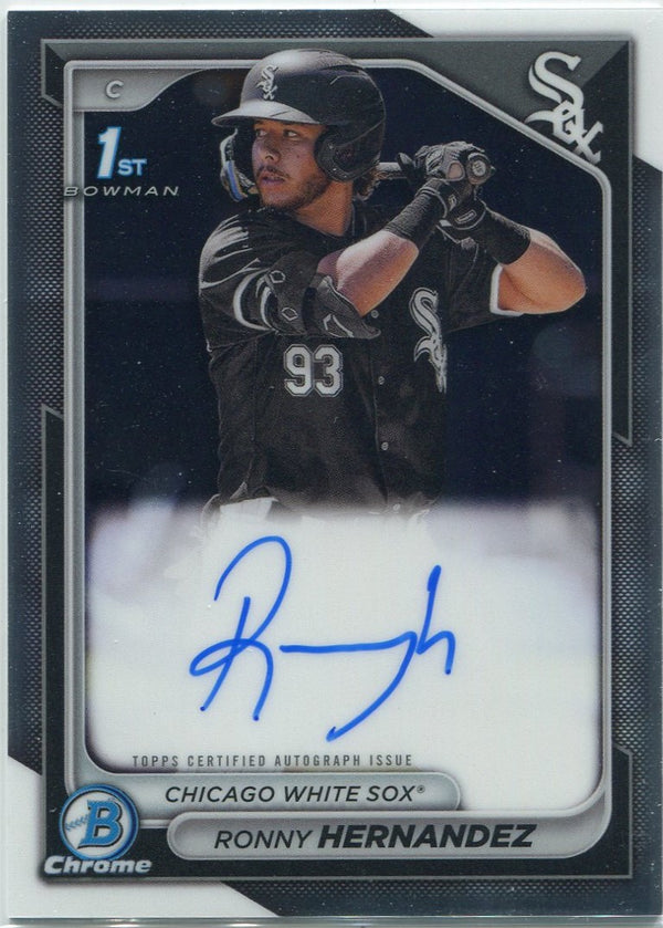Ronny Hernandez 2024 Bowman Chrome Autographed RC #CPA-RHE