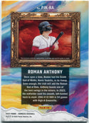 Roman Anthony 2024 Panini Donruss Prospect Jersey Kings Blue Cracked Ice Jersey RC #PJK-RA
