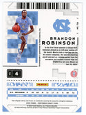 Brandon Robinson Autographed 2020 Panini Contenders Draft Picks Rookie Card #136