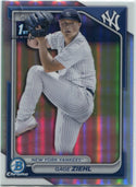 Gage Ziehl 2024 Bowman Draft Chrome Refractor RC #BDC-10