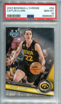 Caitlin Clark 2023 Topps Bowman U Chrome #34 PSA 10