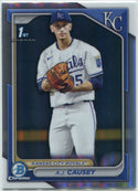A.J. Causey 2024 Bowman Draft Chrome Refractor RC #BDC-159