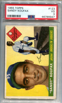 Sandy Koufax 1955 Topps #123 PSA VG 3 Card