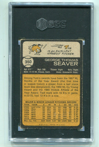 Tom Seaver 1973 Topps #150 SGC 4 Card