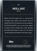 Nikola Jokic 2023 - 2024 Topps Midnight Star Studded Pink Parallel Card #SS-1 4/99