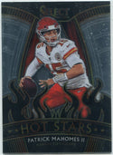 Patrick Mahomes 2020 Panini Select Hot Stars Card #HS3
