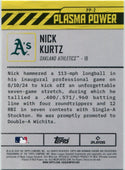 Nick Kurtz 2024 Bowman Chrome Plasma Power RC #PP-2