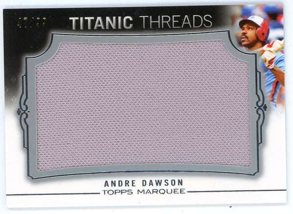 Andre Dawson 2011 Topps Titanic Threads #TTJR-36
