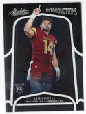 Sam Howell 2022 Panini Absolute Introductions Rookie Card #INT-4