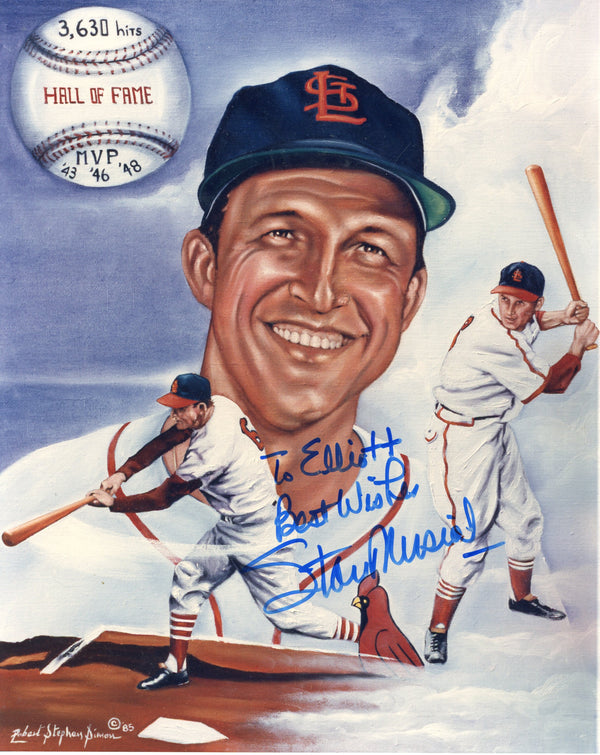 Stan Musial Autographed 8x10 Photo