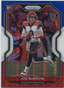 Joe Burrow 2020 Panini Prizm Red White & Blue Prizm RC #307