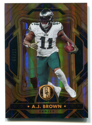 A.J. Brown 2023 Panini Gold Standard #78 Card /99