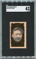 Dazzy Vance 1963 Bazooka Greats Card #28 SGC Graded 4