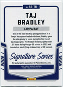 Taj Bradley 2024 Panini Donruss Signature Series Autographed RC #SS-TB