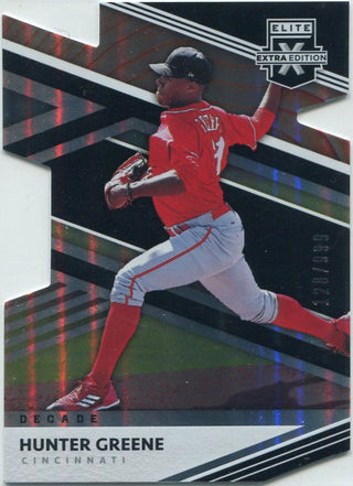 Hunter Greene 2020 Panini Elite Extra Edition Decade Die-Cut RC #107 128/999