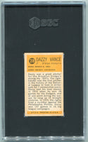 Dazzy Vance 1963 Bazooka Greats Card #28 SGC Graded 4