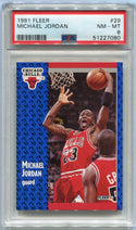 Michael Jordan 1991 - 1992 Fleer Card #29 PSA Graded 8