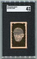 Fred Clarke 1963 Bazooka Greats Card #26 SGC Graded 4