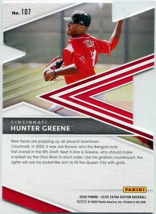 Hunter Greene 2020 Panini Elite Extra Edition Decade Die-Cut RC #107 128/999