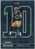 Jordan Love 2020 Panini Playoff Behind The Numbers RC #BTN-27