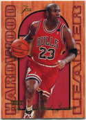 Michael Jordan 1995 - 1996 Flair Hardwood Leader Card #4