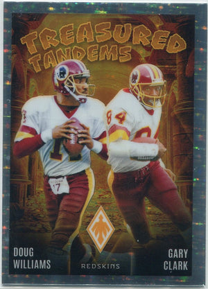 Doug Williams & Gary Clark 2024 Panini Phoenix Treasured Tandems Star Parallel Card #TT-WAS