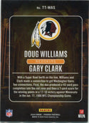 Doug Williams & Gary Clark 2024 Panini Phoenix Treasured Tandems Star Parallel Card #TT-WAS