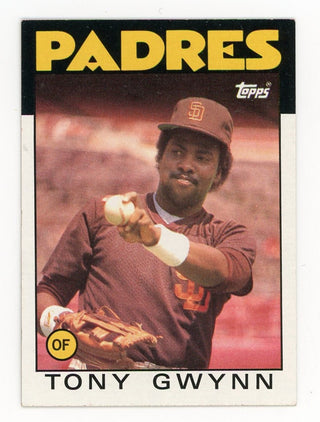 TONY GWYNN 1984 Fleer #301 Baseball Card - San Diego Padres