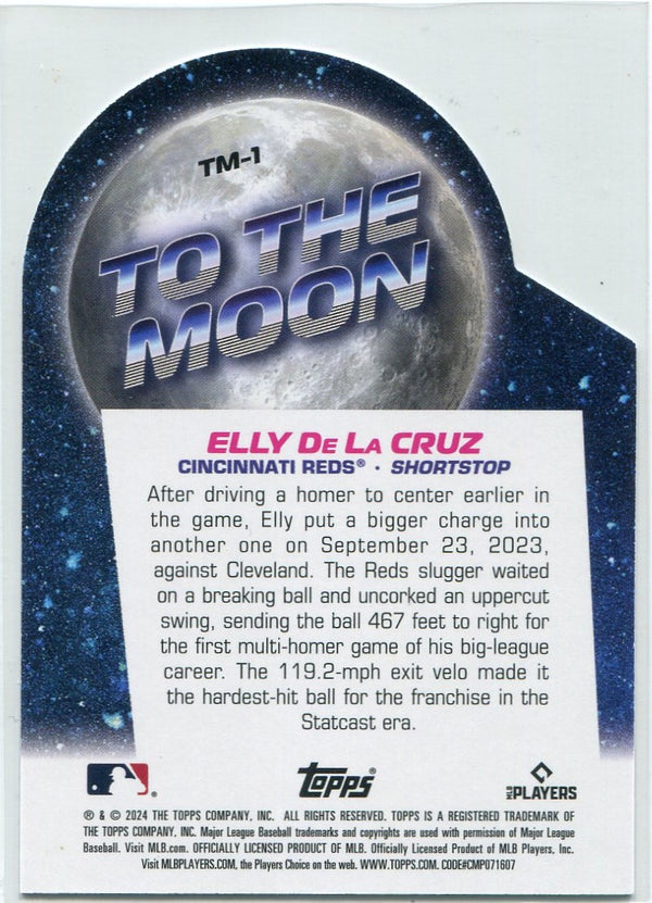 Elly De La Cruz 2024 Topps To The Moon RC #TM-1