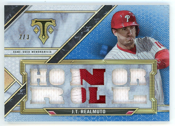 J.T. Realmuto 2021 Topps Patch Relic #TTR-DD3