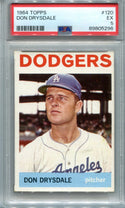 Don Drysdale 1964 Topps #120 PSA EX 5 Card