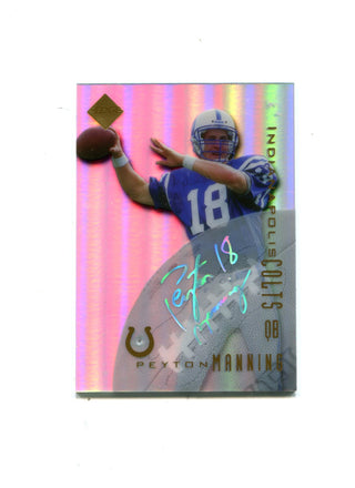 Peyton Manning 1998 Collector's Edge Autographed Card