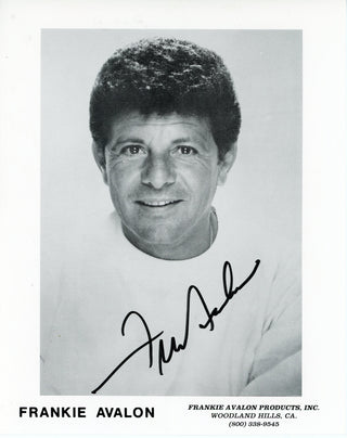Frankie Avalon Autographed 8x10 Photo