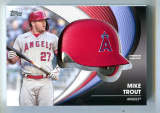 Mike Trout 2022 Topps Series Two Commemorative Bat Card #BHMT