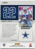 Emmitt Smith 2020 Panini Playoff Behind The Numbers Pink Prizm Card #BTN-6