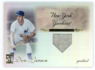 Don Larson 2009 Topps Patch Relic #18