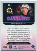 Brad Marchand 2020 - 2021 Upper Deck Dazzlers Orange Card #DZ-4