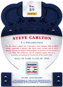 Steve Carlton 2015 Panini Crown Royale Silver Parallel Card #89 16/75