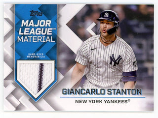 Sold at Auction: 2016 Topps Giancarlo Stanton Jersey Material Card