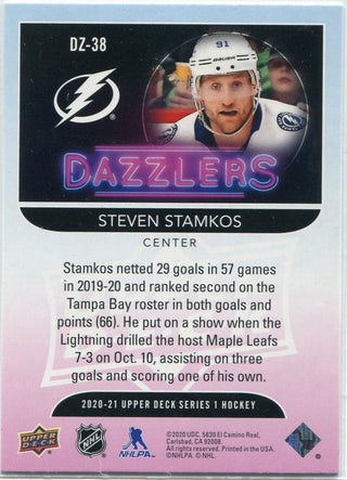 Steven Stamkos 2020 - 2021 Upper Deck Dazzlers Orange Card #DZ-38