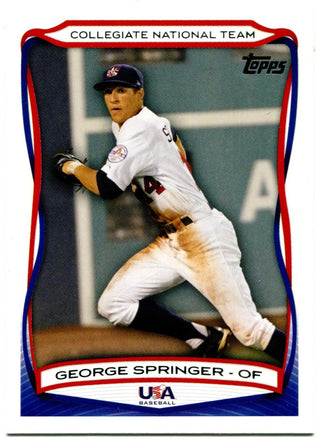 George Springer Topps USA Baseball 2010