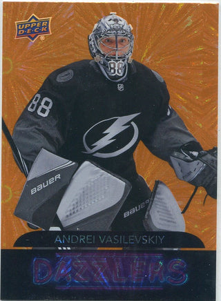 Andrei Vasilevskiy 2020 - 2021 Upper Deck Dazzlers Orange Card #DZ-39