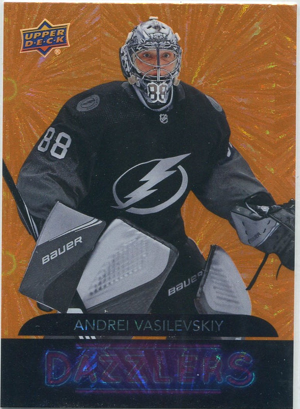 Andrei Vasilevskiy 2020 - 2021 Upper Deck Dazzlers Orange Card #DZ-39